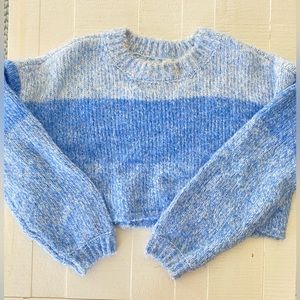 Blue Striped Garage Sweater
